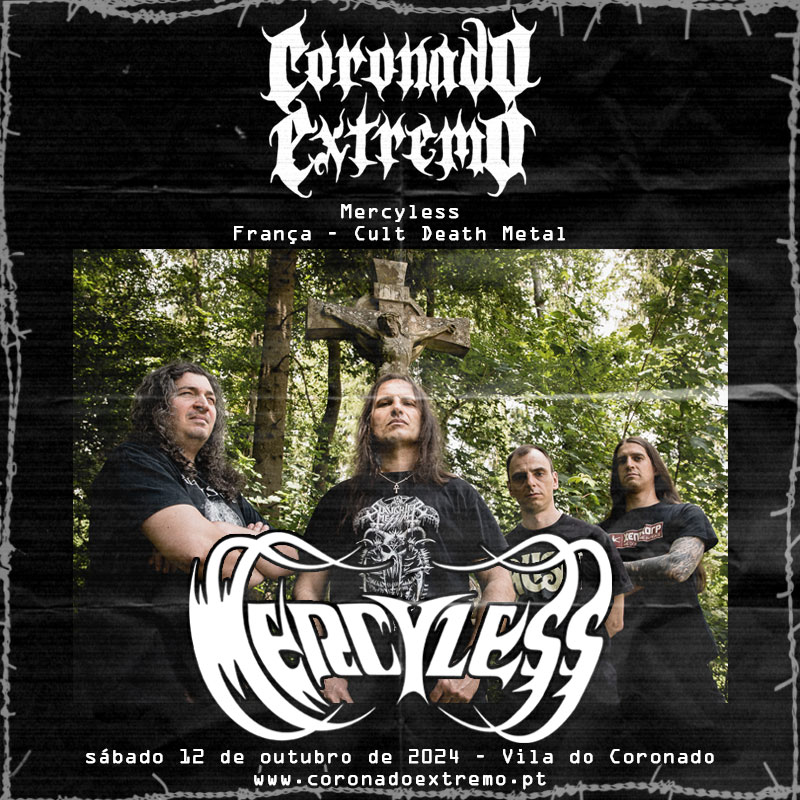 Mercyless confirmados no Coronado Extremo 2024